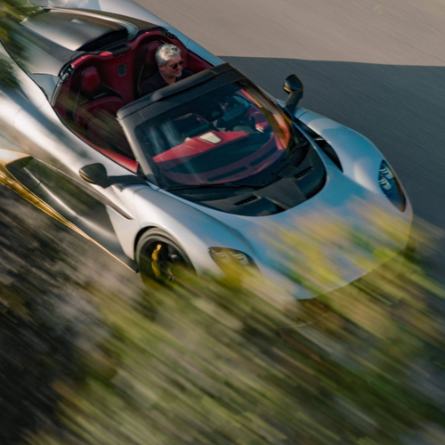 2028 Aston Martin Valhalla Spider Top View